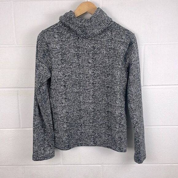 J.Crew mercantile funnel neck plaid pullover sweater - Picture 5 of 5